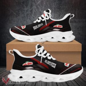 Papa John's Pizza Logo Custom Shoes Style 2, Best Running Shoes For Fans - Vesles2014S 1