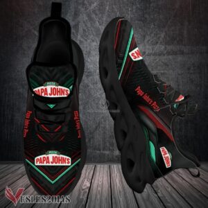 Papa John's Pizza Logo Custom Shoes Style 4, Best Running Shoes For Fans - Vesles2014S