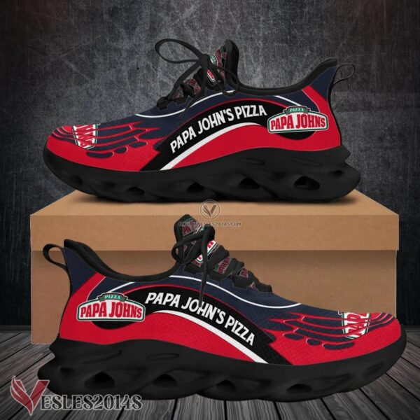 Papa John's Pizza Logo Custom Shoes Style 6, Best Running Shoes For Fans - Vesles2014S