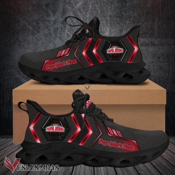 Papa John's Pizza Logo Custom Shoes Style 8, Best Running Shoes For Fans - Vesles2014S