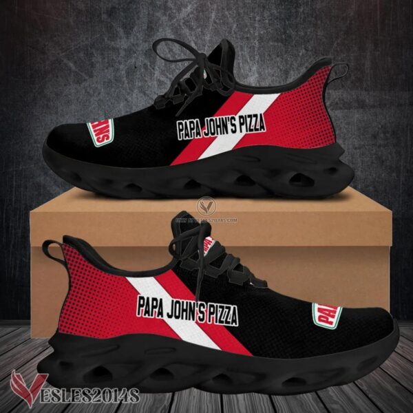 Papa John's Pizza Logo Custom Shoes Style 9, Best Running Shoes For Fans - Vesles2014S