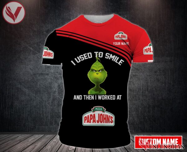 Papa John's Pizza Uniform Custom Clothes Style 41, Unique Gifts For Employee - Vesles2014s 3