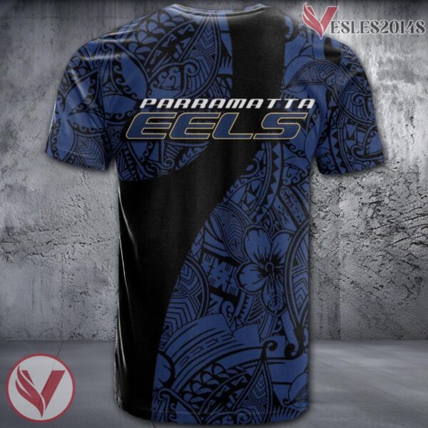 Parramatta Eels NRL Polynesian Pattern Shirt, Unique Gifts For Fans - Vesles2014s 1