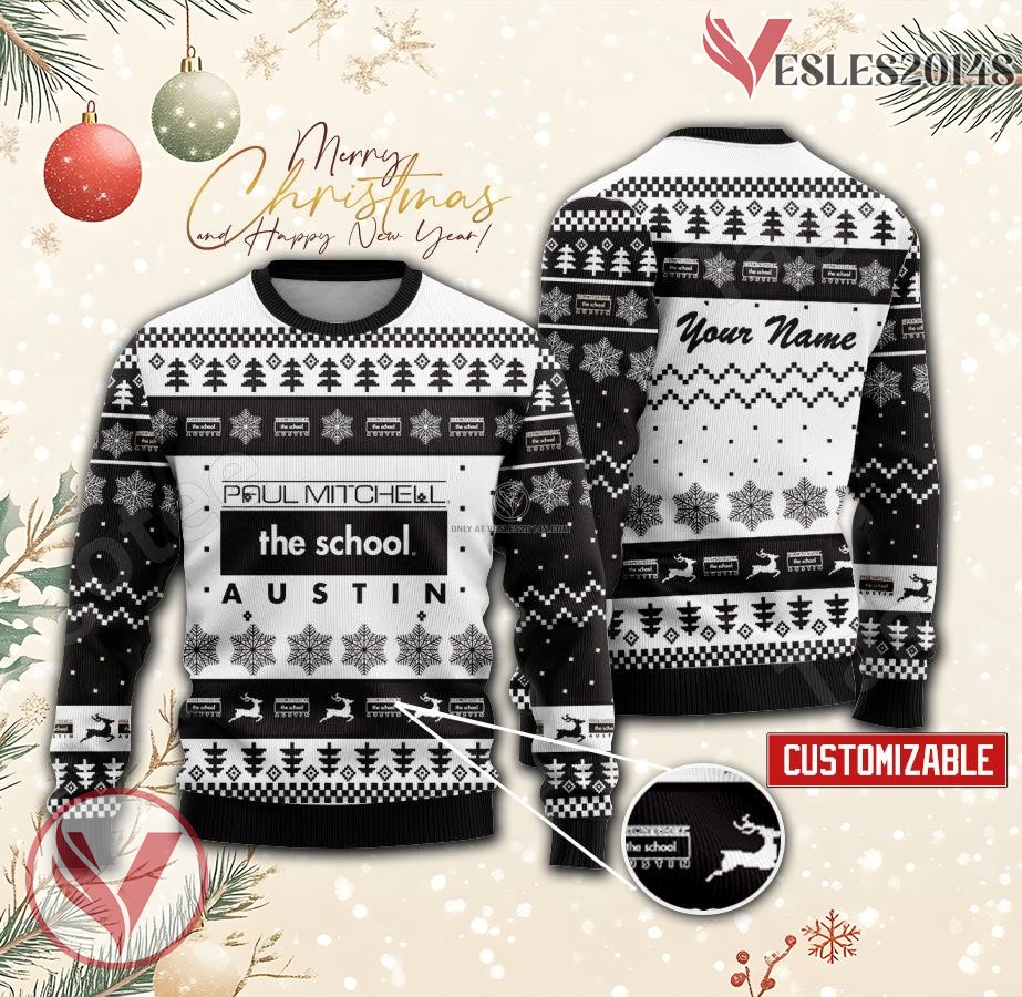 Paul Mitchell the School-Austin Custom Ugly Christmas Sweater, Unique Gift For Fans - Vesles2014s