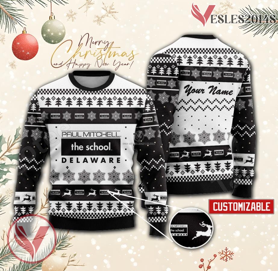 Paul Mitchell the School-Delaware Custom Ugly Christmas Sweater, Unique Gift For Fans - Vesles2014s