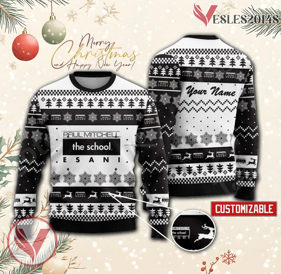 Paul Mitchell the School-Esani Custom Ugly Christmas Sweater, Unique Gift For Fans - Vesles2014s