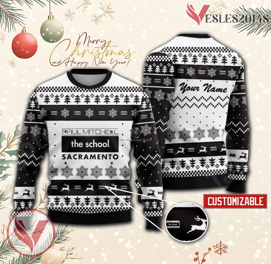 Paul Mitchell the School-Sacramento Custom Ugly Christmas Sweater, Unique Gift For Fans - Vesles2014s