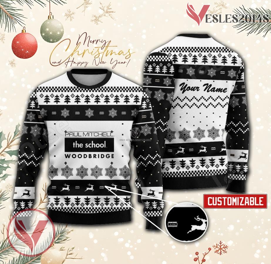 Paul Mitchell the School-Woodbridge Custom Ugly Christmas Sweater, Unique Gift For Fans - Vesles2014s