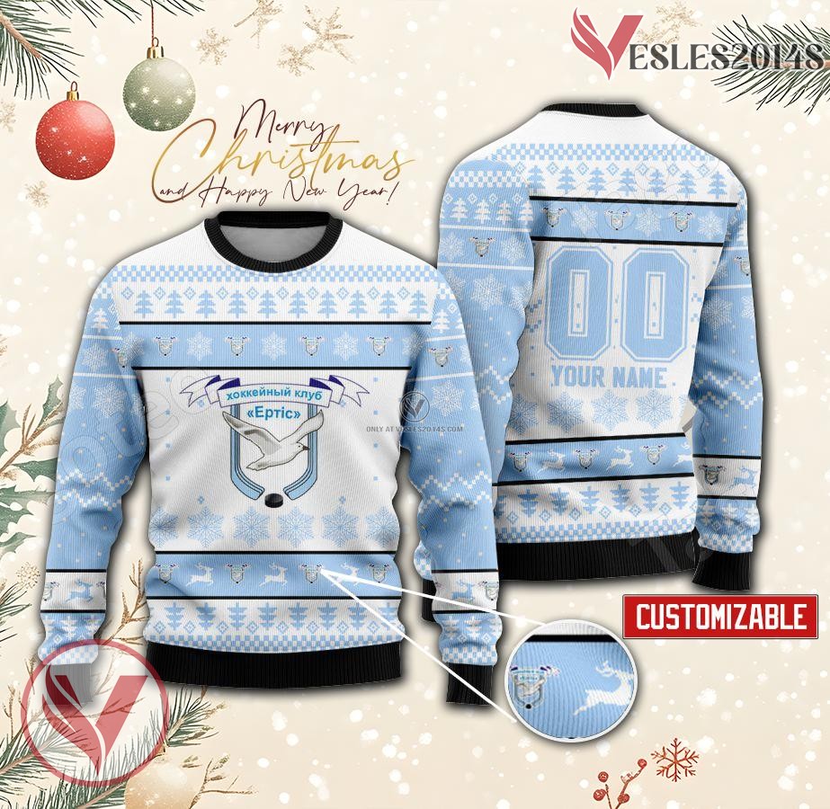 Pavlodar Hockey Custom Ugly Christmas Sweater, Unique Gift For Fans - Vesles2014s