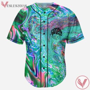 Peace Love And Wubz Trippy Psychedelic Isdream Rave Baseball Jersey For EDM Festivals - Vesles2014s
