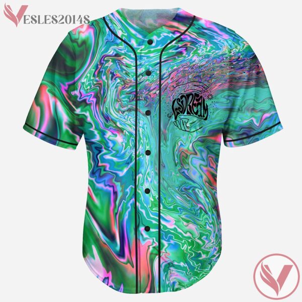 Peace Love And Wubz Trippy Psychedelic Isdream Rave Baseball Jersey For EDM Festivals - Vesles2014s