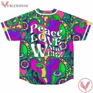 Peace love and wubz Baseball Jersey - Vesles2014s 1