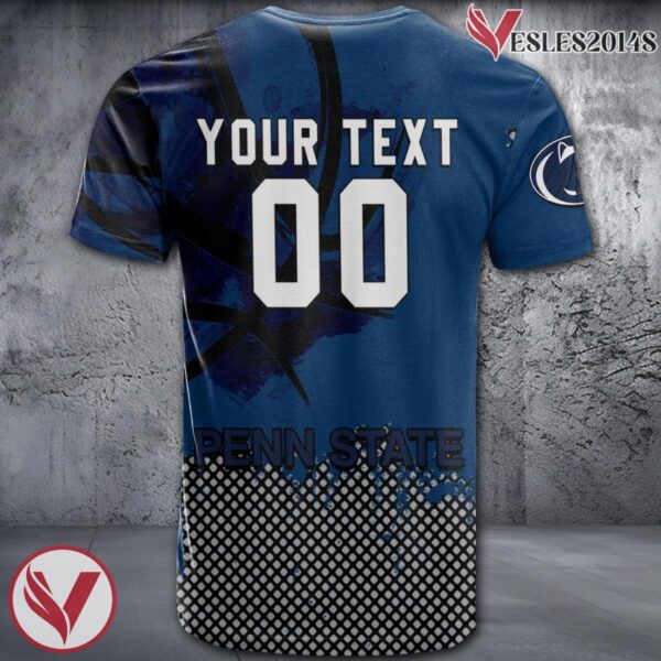 Penn State Nittany Lions Basketball Grunge Pattern Unique Personalized T Shirts - Vesles2014S 1