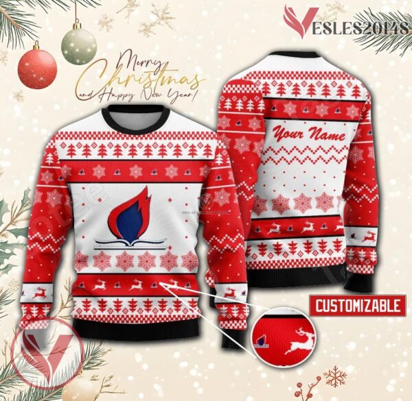 Pentecostal Theological Seminary Custom Ugly Christmas Sweater, Unique Gift For Fans - Vesles2014s