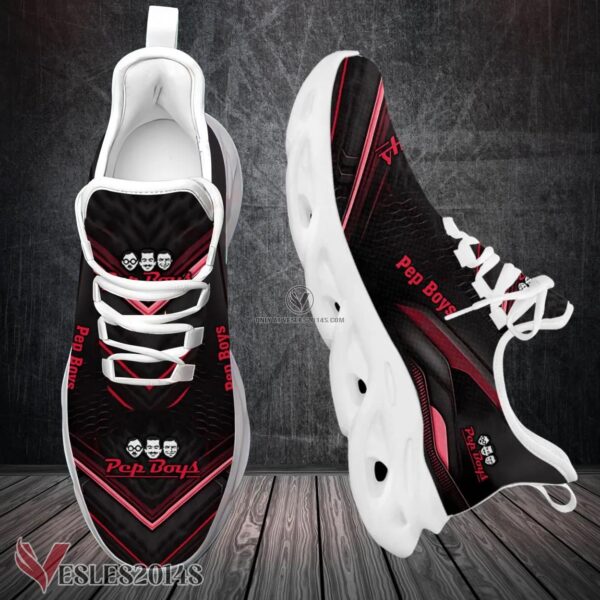 Pep Boys Logo Custom Shoes, Best Running Shoes For Fans - Vesles2014S 1