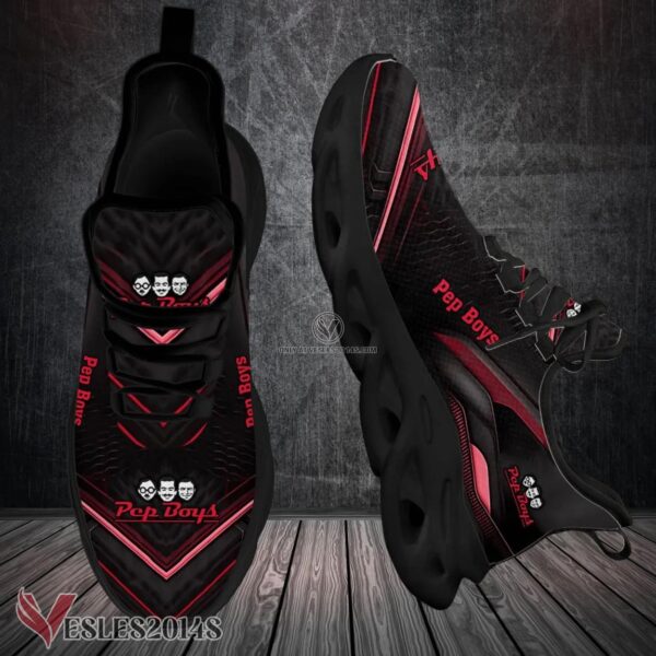 Pep Boys Logo Custom Shoes, Best Running Shoes For Fans - Vesles2014S