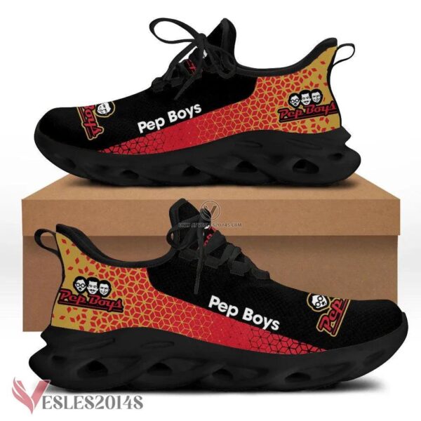 Pep Boys Logo Custom Shoes Style 1, Best Running Shoes For Fans - Vesles2014S