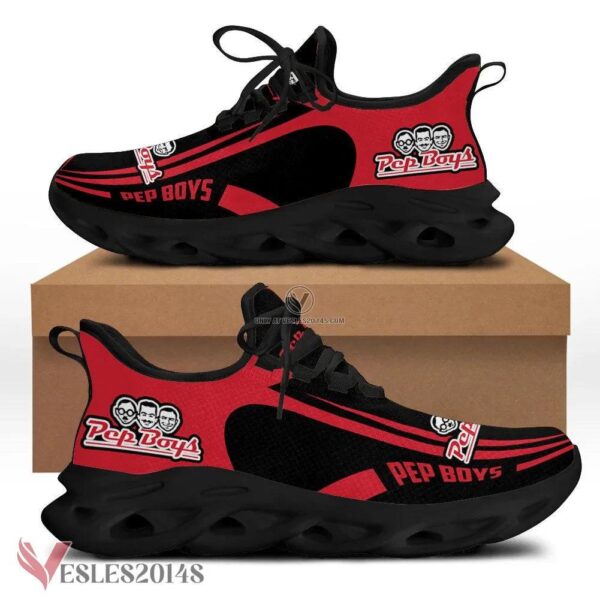 Pep Boys Logo Custom Shoes Style 3, Best Running Shoes For Fans - Vesles2014S