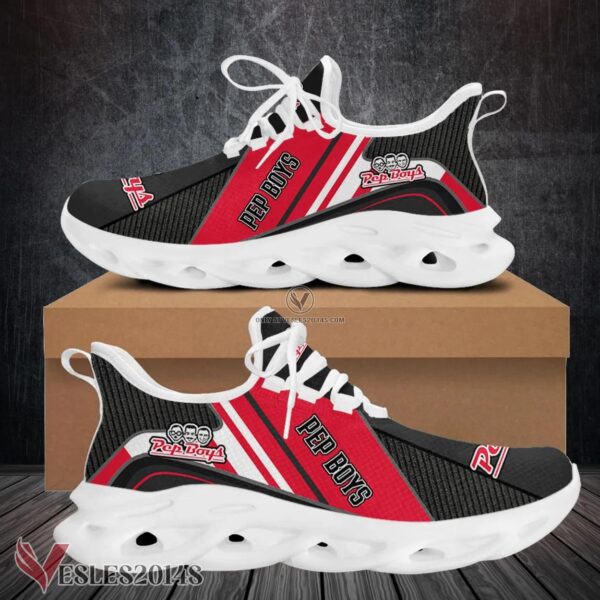 Pep Boys Logo Custom Shoes Style 6, Best Running Shoes For Fans - Vesles2014S 1