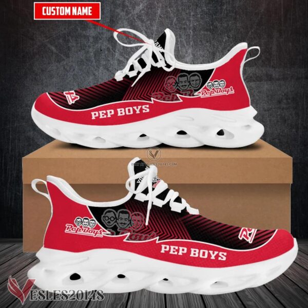 Pep Boys Logo Custom Shoes Style 8, Best Running Shoes For Fans - Vesles2014S 1
