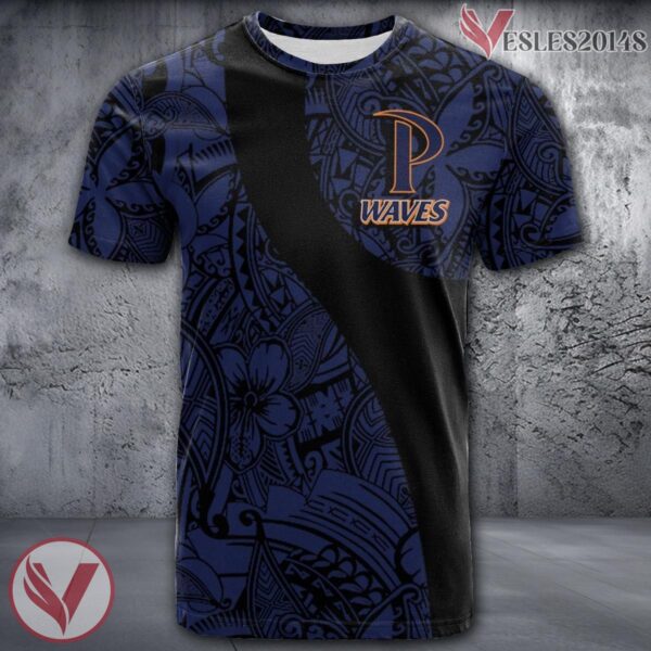 Pepperdine Waves NCAA Polynesian Pattern Shirt, Unique Gifts For Fans - Vesles2014s