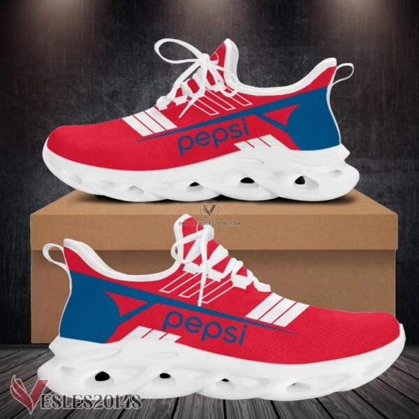Pepsi Sneaker Logo Custom Shoes, Best Running Shoes For Fans - Vesles2014S 1