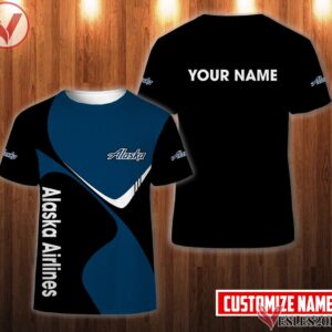 Personalized Alaska Airlines Uniform Custom Clothes, Unique Gifts For Employee - Vesles2014s 3