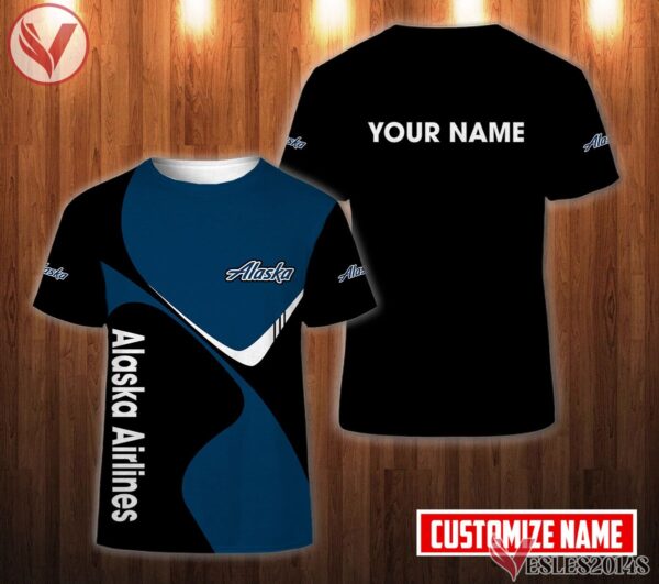 Personalized Alaska Airlines Uniform Custom Clothes, Unique Gifts For Employee - Vesles2014s 3