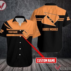 Personalized Boost Mobile Uniform Custom Clothes Style 1, Unique Gifts For Employee - Vesles2014s