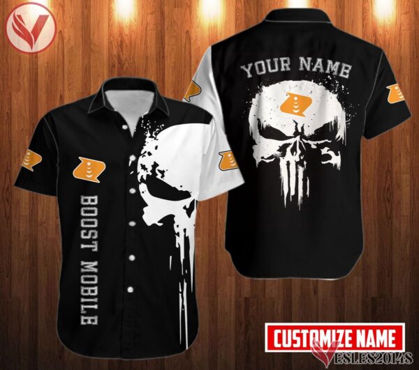 Personalized Boost Mobile Uniform Custom Clothes Style 2, Unique Gifts For Employee - Vesles2014s