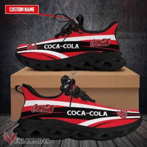 Personalized Coca-cola Logo Custom Shoes Style 1, Best Running Shoes For Fans - Vesles2014S