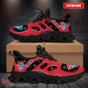Personalized Domino's Pizza Logo Custom Shoes Style 2, Best Running Shoes For Fans - Vesles2014S