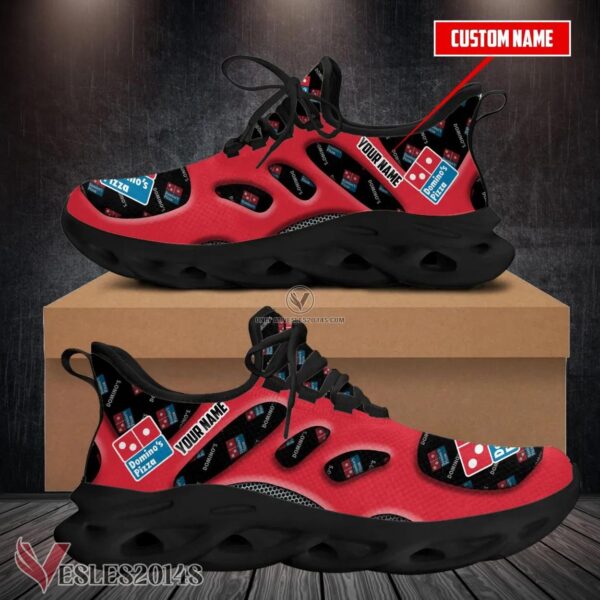 Personalized Domino's Pizza Logo Custom Shoes Style 2, Best Running Shoes For Fans - Vesles2014S