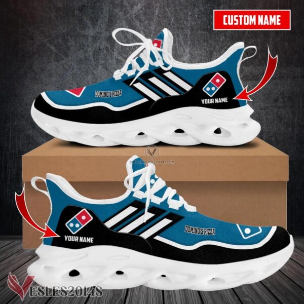 Personalized Domino's Pizza Logo Custom Shoes Style 4, Best Running Shoes For Fans - Vesles2014S 1