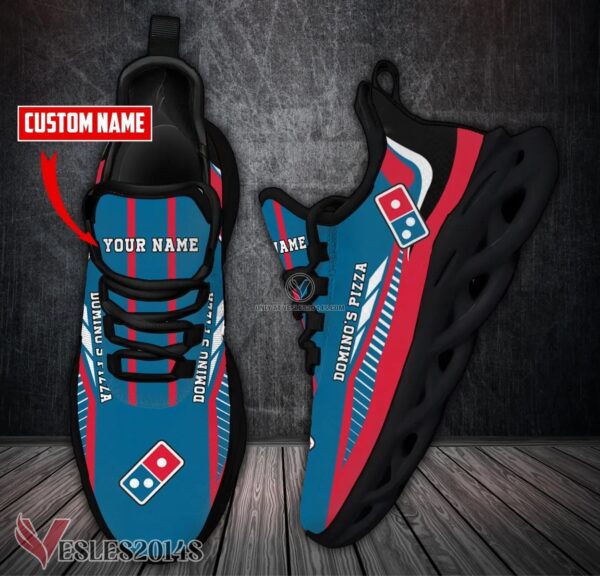 Personalized Domino's Pizza Logo Custom Shoes Style 7, Best Running Shoes For Fans - Vesles2014S