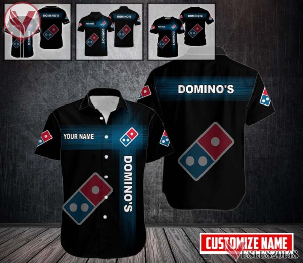 Personalized Domino's Pizza Uniform Custom Clothes Style 2, Unique Gifts For Employee - Vesles2014s