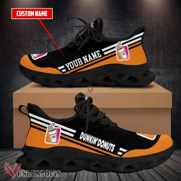 Personalized Dunkin’ Donuts Logo Custom Shoes Style 1, Best Running Shoes For Fans - Vesles2014S