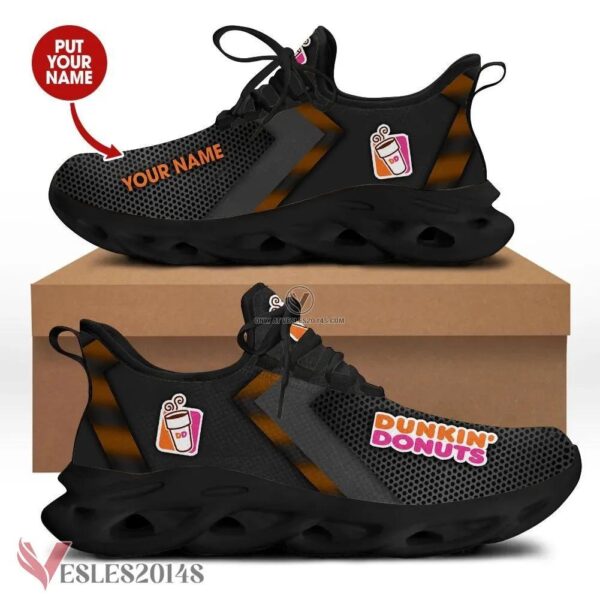 Personalized Dunkin’ Donuts Logo Custom Shoes Style 4, Best Running Shoes For Fans - Vesles2014S
