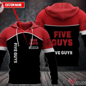 Personalized Five Guys Uniform Custom Clothes Style 1, Unique Gifts For Employee - Vesles2014s 1