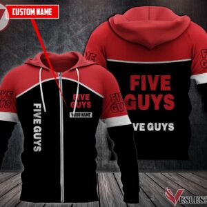 Personalized Five Guys Uniform Custom Clothes Style 1, Unique Gifts For Employee - Vesles2014s 2