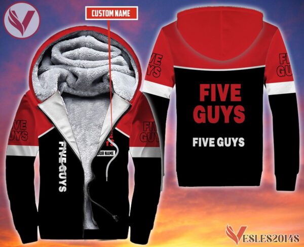 Personalized Five Guys Uniform Custom Clothes Style 1, Unique Gifts For Employee - Vesles2014s