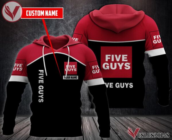 Personalized Five Guys Uniform Custom Clothes, Unique Gifts For Employee - Vesles2014s 1