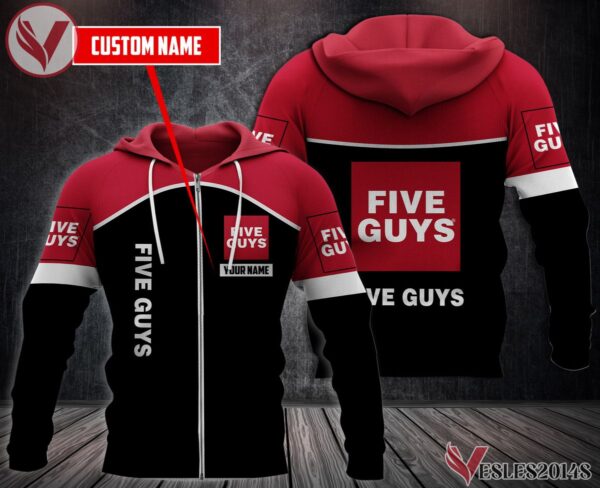 Personalized Five Guys Uniform Custom Clothes, Unique Gifts For Employee - Vesles2014s 2