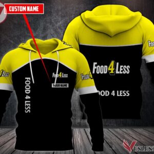 Personalized Food 4 Less Uniform Custom Clothes, Unique Gifts For Employee - Vesles2014s 1