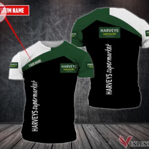 Personalized Harveys Supermarket Uniform Custom Clothes Style 1, Unique Gifts For Employee - Vesles2014s 3