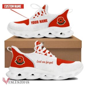 Personalized Lest We Forget Logo Custom Shoes, Best Running Shoes For Fans - Vesles2014S