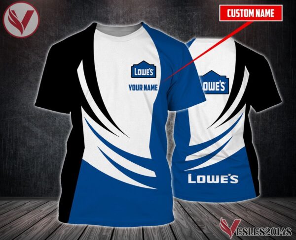 Personalized Lowe's Uniform Custom Clothes Style 20, Unique Gifts For Employee - Vesles2014s