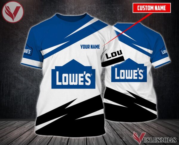 Personalized Lowe's Uniform Custom Clothes Style 21, Unique Gifts For Employee - Vesles2014s