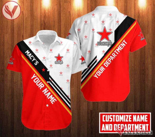 Personalized Macy's Uniform Custom Clothes, Unique Gifts For Employee - Vesles2014s