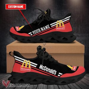 Personalized Mcdonald's Logo Custom Shoes Style 1, Best Running Shoes For Fans - Vesles2014S